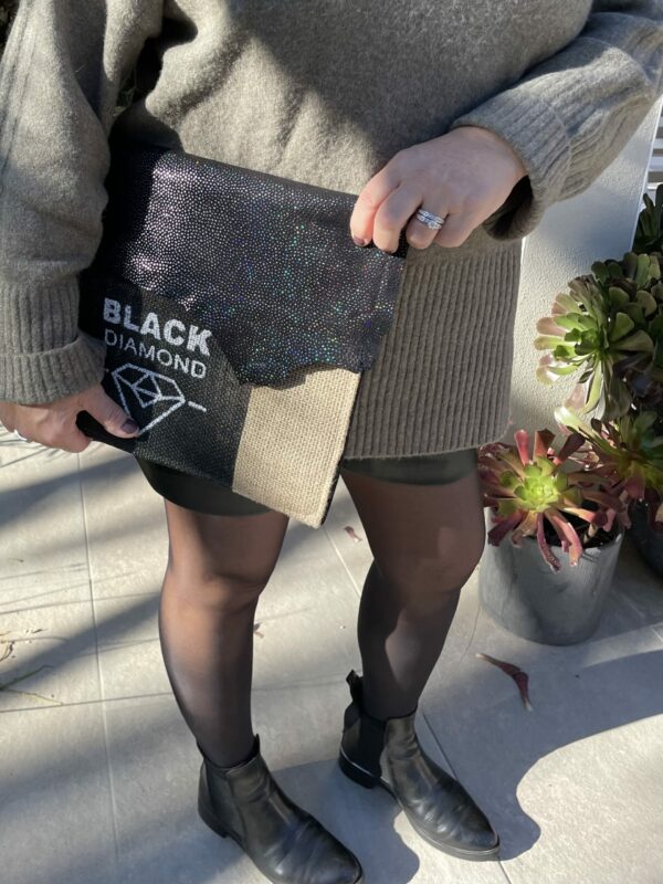 Pochette l'élégante Black Diamond – Image 3